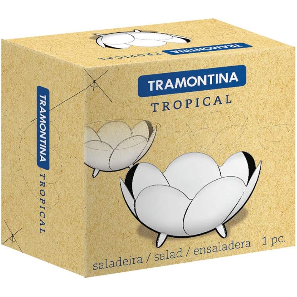 Tramontina Flower Bowl Serving 22cm Made in Brazil 61239/220 TRAMONTINA