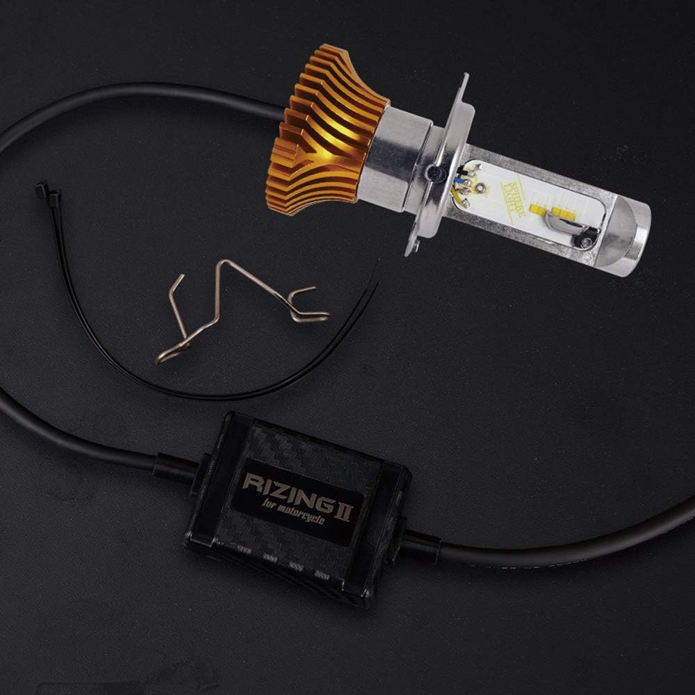 Sphere Light Made in Japan Motorcycle LED Headlight RIZING2 HS1 6000K 2400lm DC/AC Compatible SRBHS1060