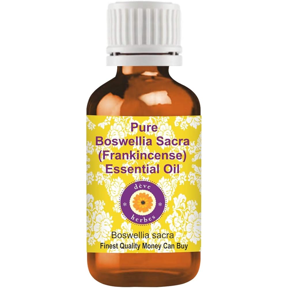 Deve Herbes Pure Boswellia Sacra (Frankincense) Essential Oil (Boswellia sacra) Steam Distilled 100ml (3.38 oz)