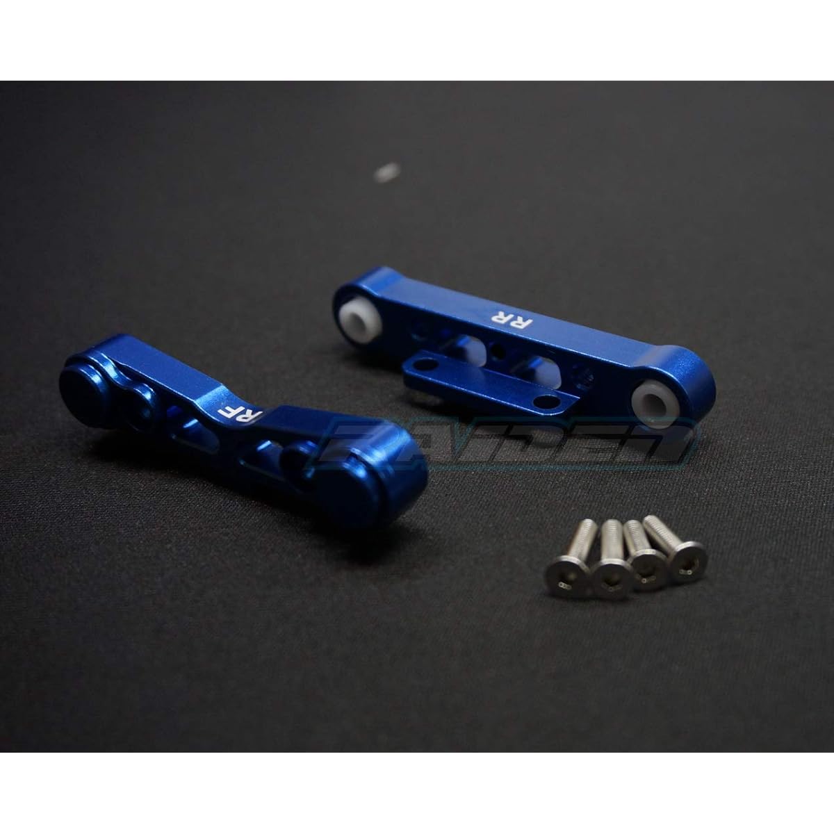 Aluminum Rear Lower Arm Suspension Mount for ARRMA Kraton Typhon Senton Talion - Blue