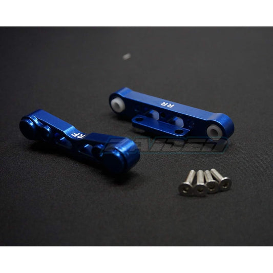 Aluminum Rear Lower Arm Suspension Mount for ARRMA Kraton Typhon Senton Talion - Blue