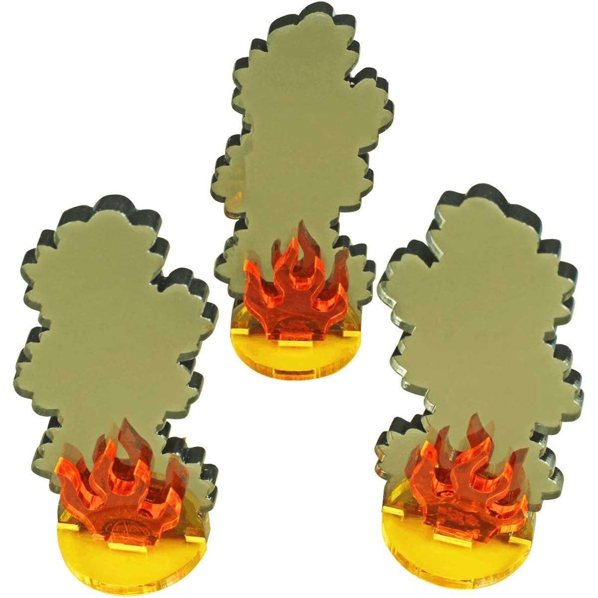 Large Flaming Wreckage Markers (3)