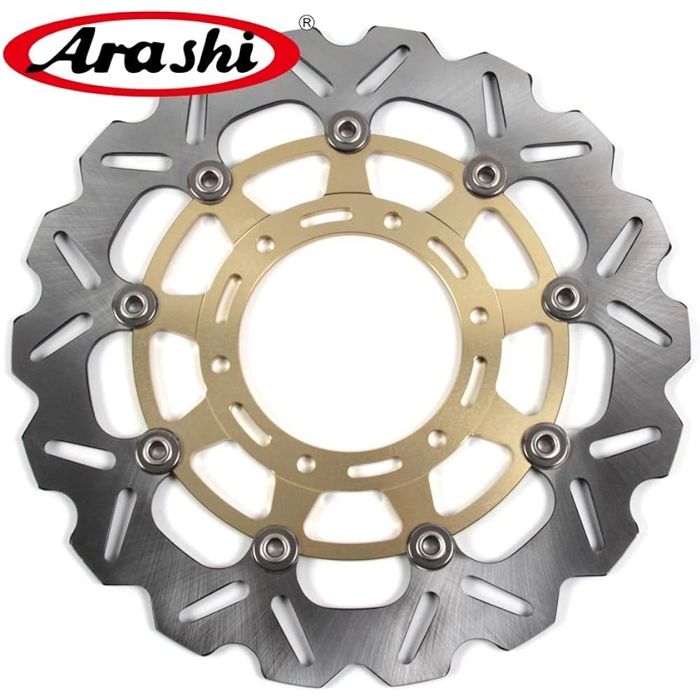 Arashi Front Brake Disc Rotor Fits Suzuki GSXR600 GSX-R600 GSXR 600 2008-2017 Motorcycle Replacement Accessories GSXR 750 1000 Gold