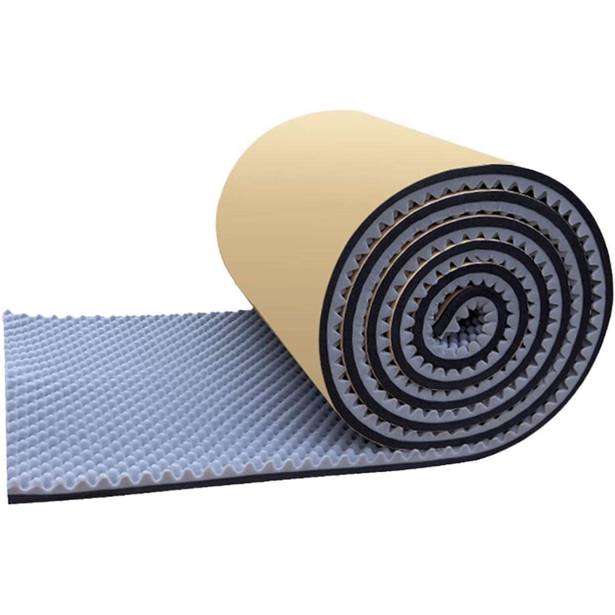 Self-Adhesive Acoustic Foam, High Density Flame Retardant Soundproof Foam Noise Cancelling Foam for Classrooms, Meeting Rooms, Thickness: 3cm (Blue 3CM) (Black 3CM)