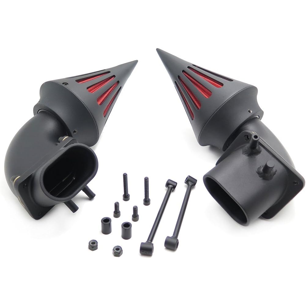 HTT Motorcycle Billet Aluminum Cone Spike Air Cleaner Kit Intake Filter Suzuki Boulevard M109 (All Years) GBK-A HTT