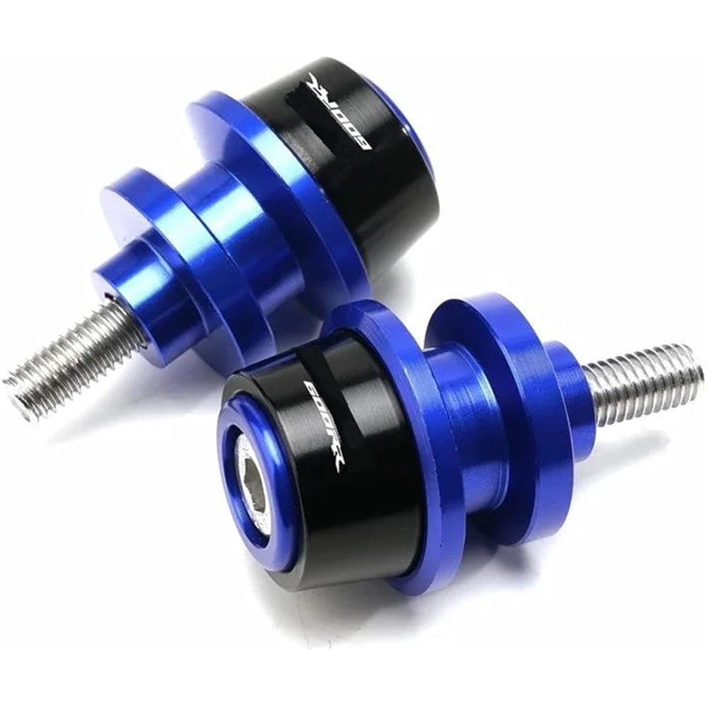 Motorcycle Bobbin Slider Stand Motorcycle M8 Swing Arm Spool Slider Swing Screw For CBR600RR 2007 CBR 600RR 2003-2021 (Color: Blue)
