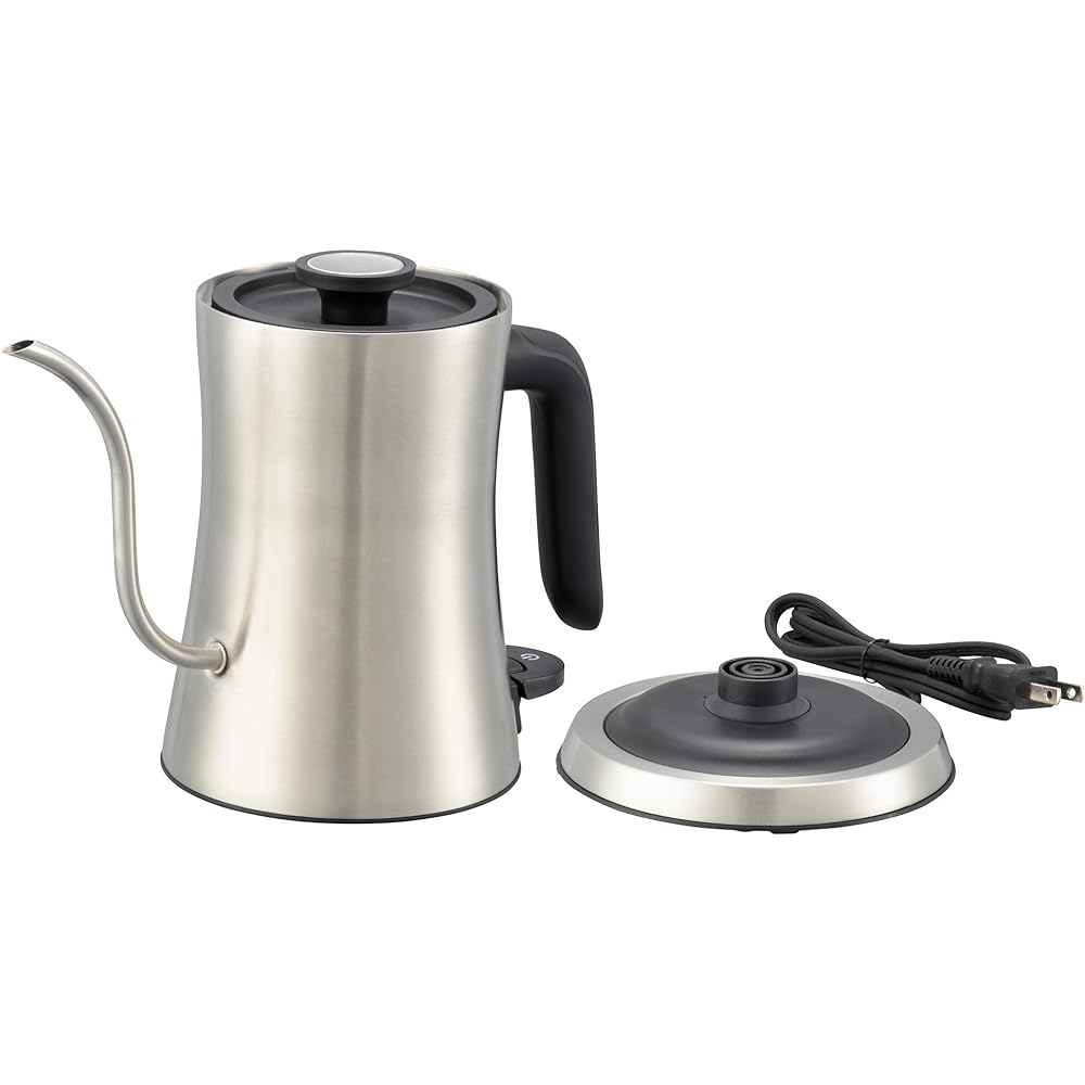 Ohm Electric Electric Drip Kettle COK-WS100A-S 08-1241 OHM Silver