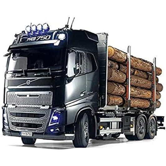 Tamiya 1/14 Electric RC Big Truck Series No.60 Volvo FH16 Globetrotter 750 6x4 Timber Truck 56360