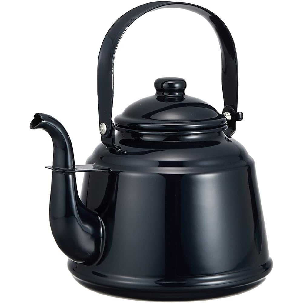 Dutch West Japan Retro Enameled Kettle IH Compatible Navy RTK-05 2.3L