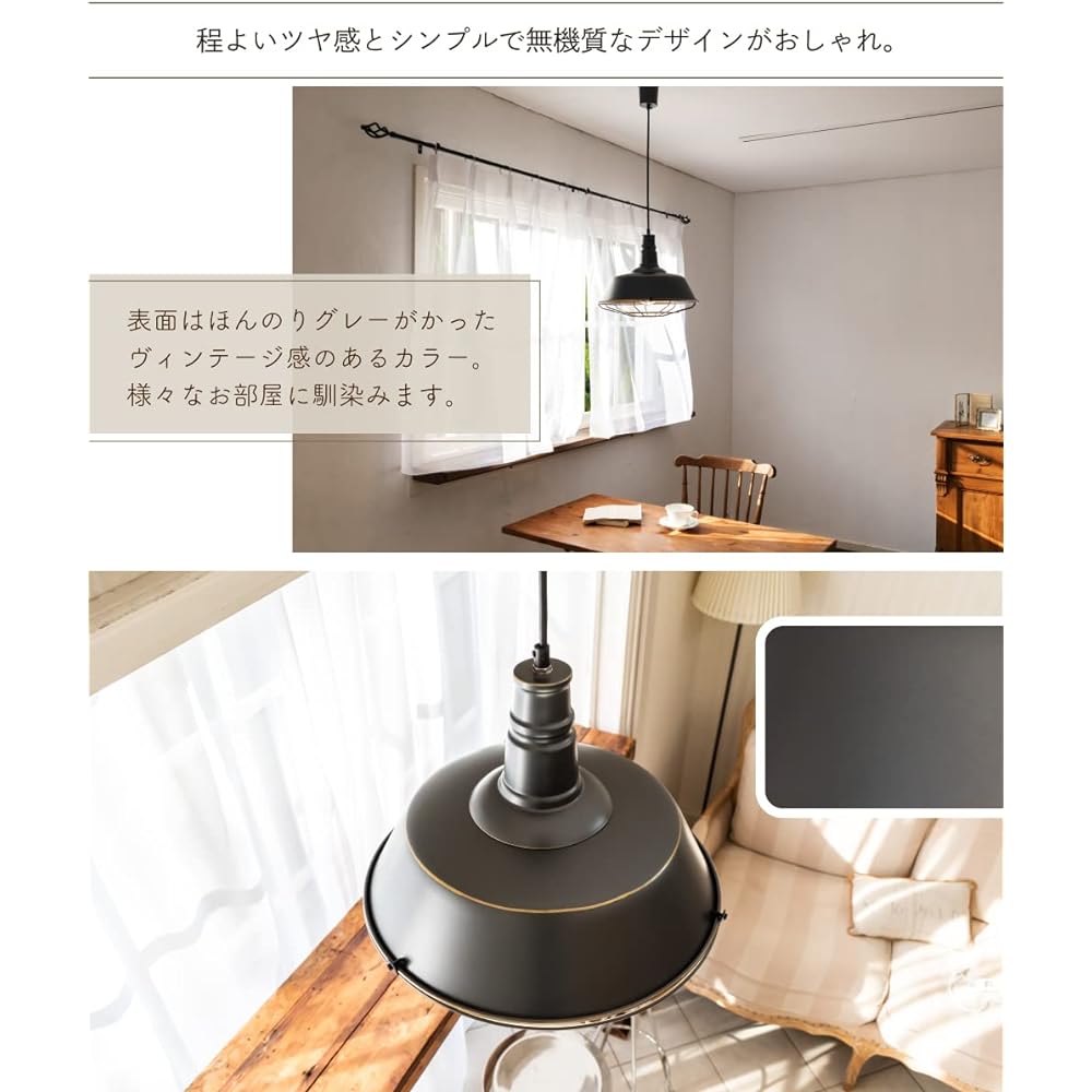 K.anvifal Pendant Light Industrial Lighting Stylish E26 1 Light Dining Cafe Vintage Retro Antique Simple Lighting Fixture Indirect Lighting Black Gray Gold Cool Steel Industrial Pendant Light Grantz CCN
