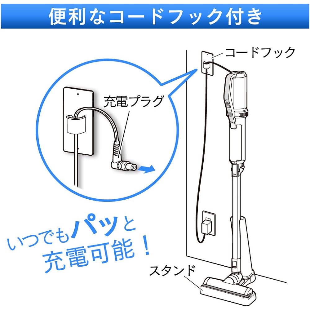 IRIS OHYAMA (Sold separately) Stand Vacuum Cleaner Cordless [Compatible with IC-SLDC4/SB3/SB1/SLDC1 and others] Stick Cleaner CSTN1