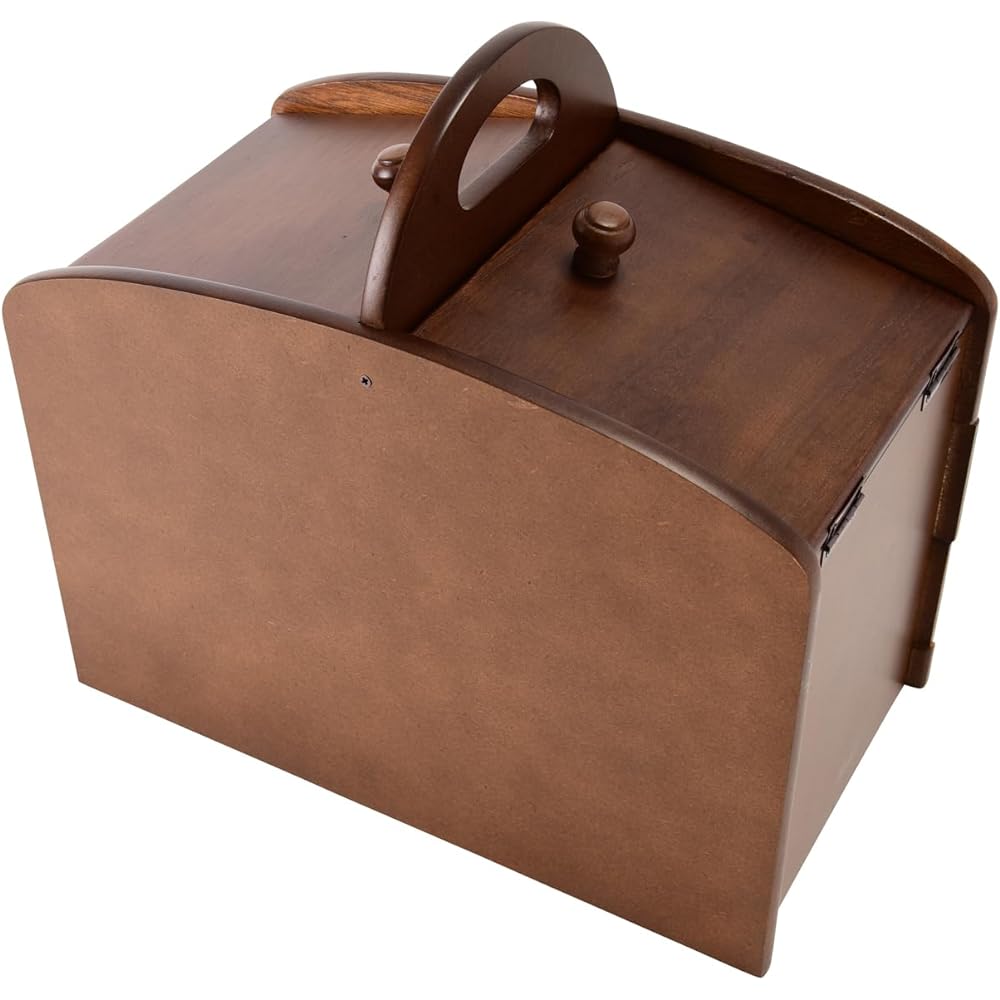 Narika Chatani Sangyo Japanese Wooden Sewing Box 020-301