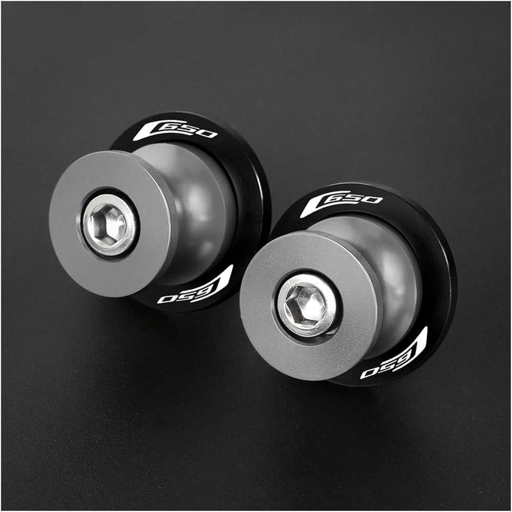 Motorcycle Swingarm Spool Slider FOR C650 C650 M8 2009 2010 2011 2012 2013 2014 Motorcycle Accessories CNC Aluminum Swingarm Spool Slider Rear Stand Screw (Color : C 8MM)