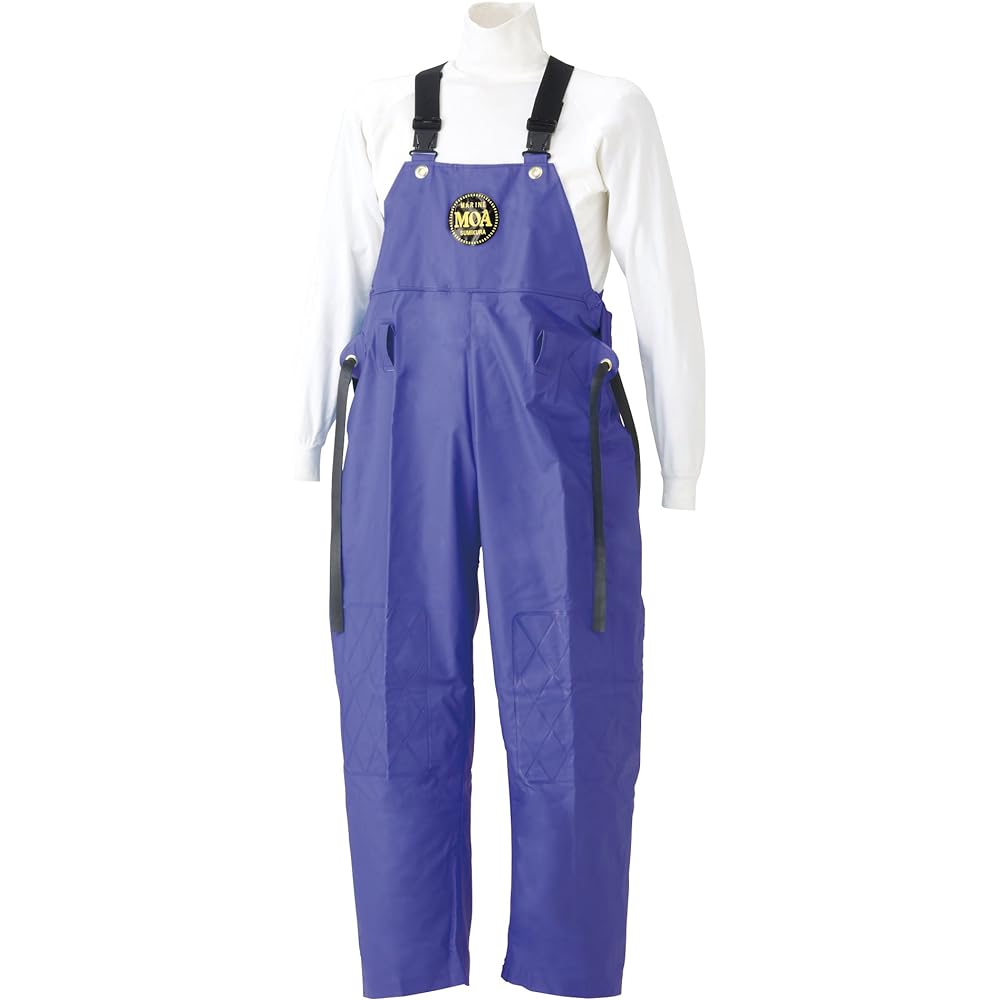 Sumikura Marine Chest Pants, 3 Patterns, 4 Sizes, Rain Pants, Blue, L, Waterproof [Authorized Distributor Product]