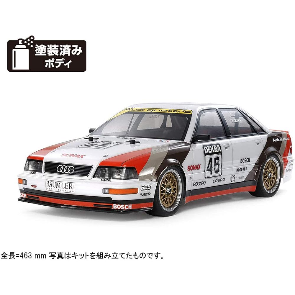 Tamiya 1/10 Electric RC Car Series No.682 1991 Audi V8 Touring (TT-02 Chassis) 58682