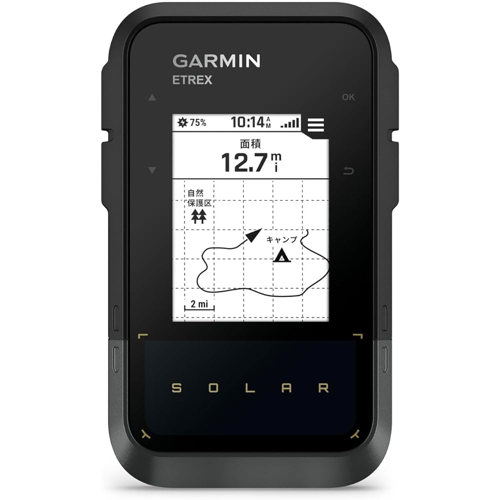 GARMIN eTrex Solar Solar Charging Compatible GPS Handheld Compatible with Android/iOS [Genuine Japanese Product]