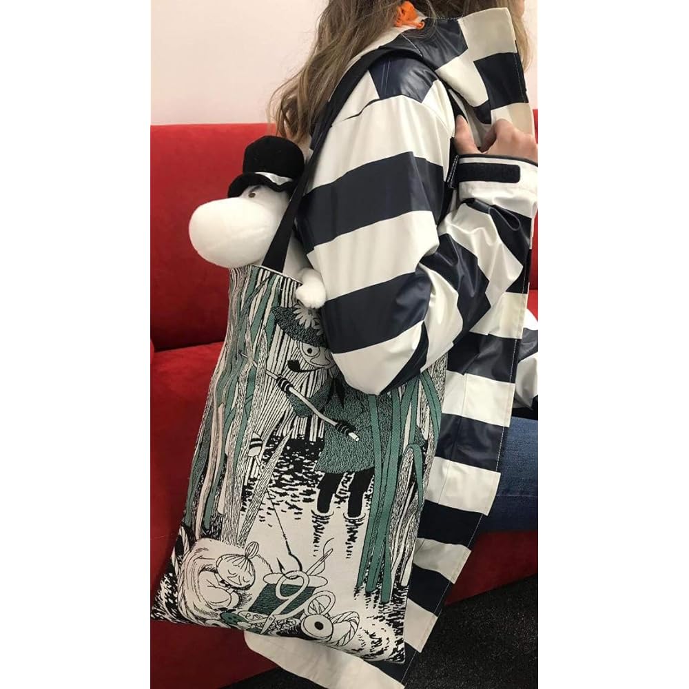 Moomin woven goblin shopping bag my basket
