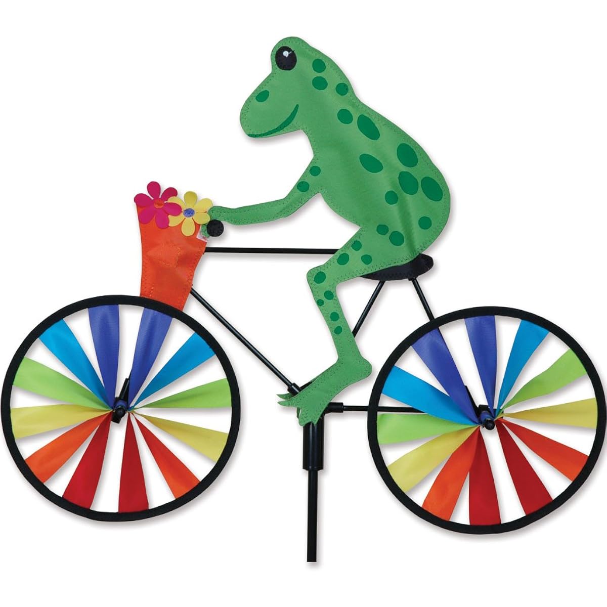 Wind Spinner Bicycle Frog <<IN THE BREEZE>> PR-26854-20