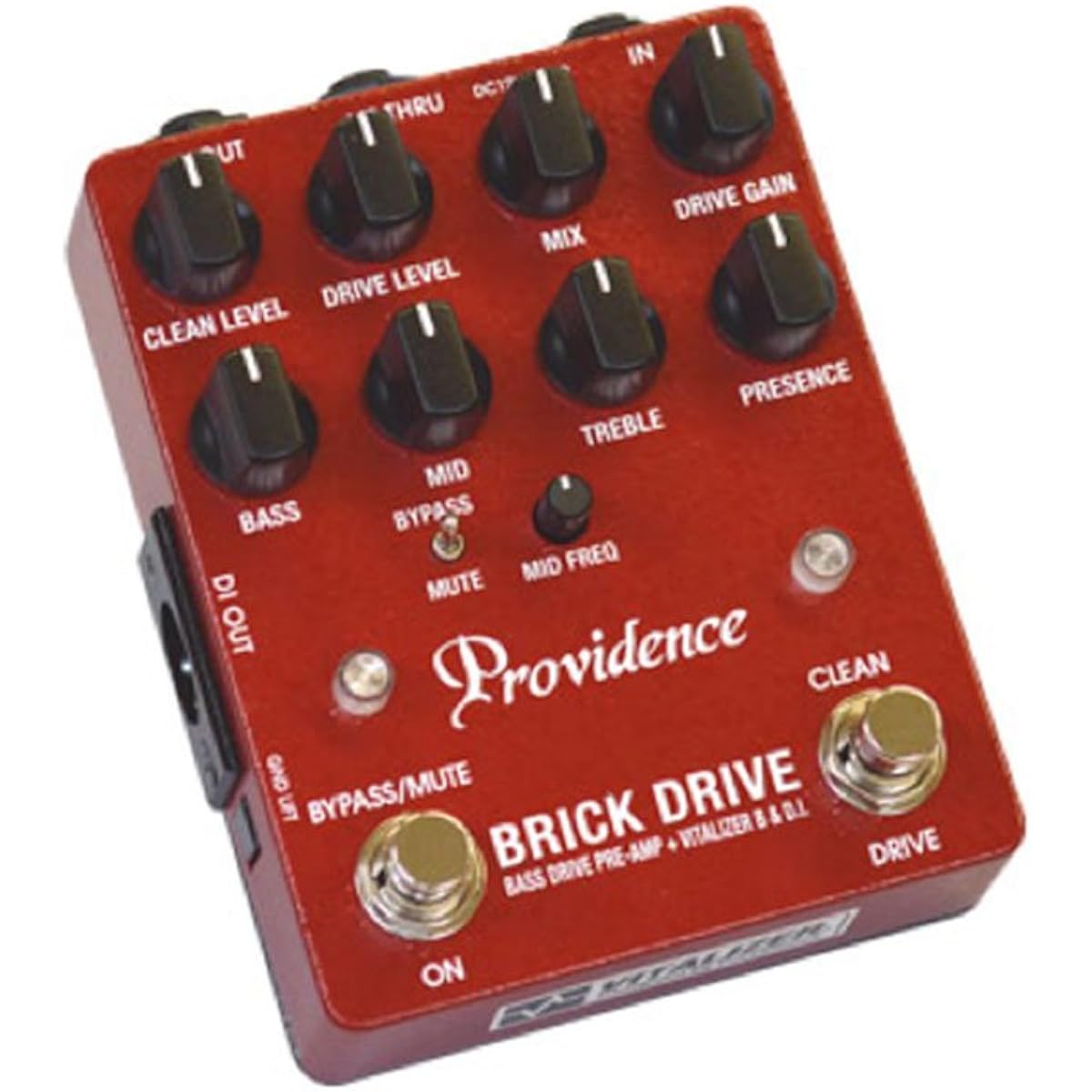 Providence Bass Effector BRICK DRIVE BDI-1 Bass Drive Preamp + D.I.