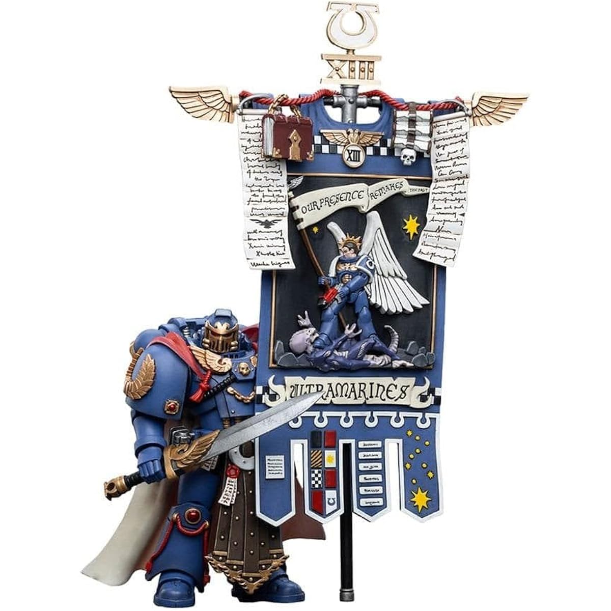 JoyToy Warhammer 40K Ultramarine Honor Guard Chapter Ancy 1:18 Scale Action Figure