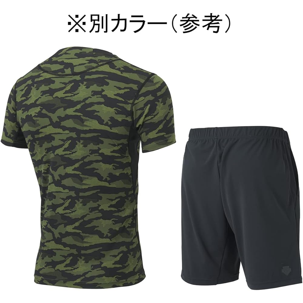 [DESCENTE] Move Sport MOTION FREE FIT Graphic Short Sleeve T-shirt/Half Pants Top and Bottom Set DMMSJA50/DMMSJD80