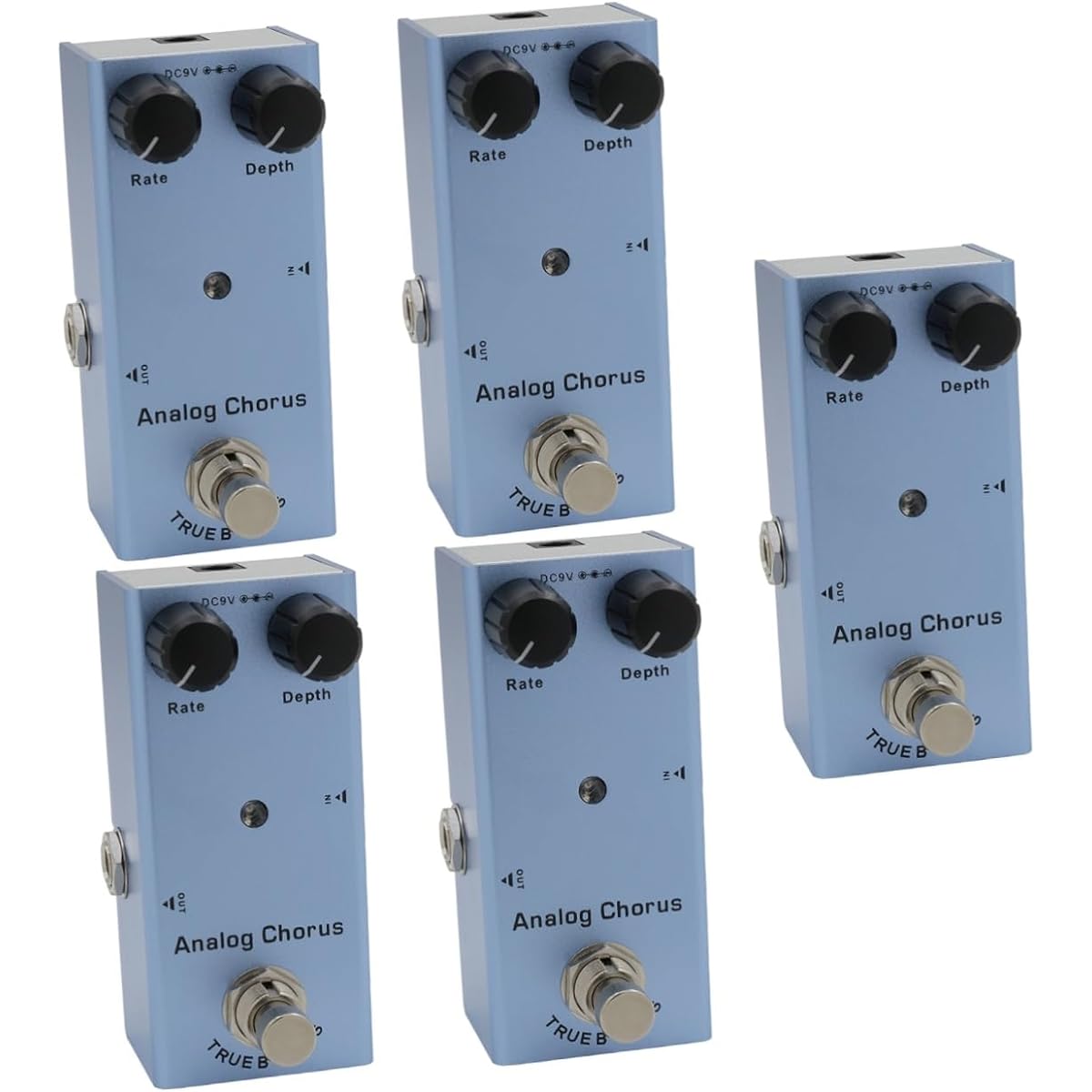 Vaguelly 5pcs Guitar Effects Flashback Delay Pedal Boss Pedal Delay Effector Electric Guitar Pedal Delay Guitar Pedal Electric Guitar Processor Guitar Delay Electric