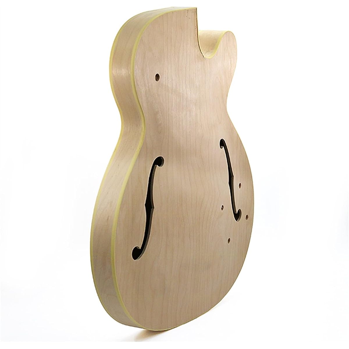 Guitar body: Maple plywood Back and side panels: Solid wood Composite construction Guitar body