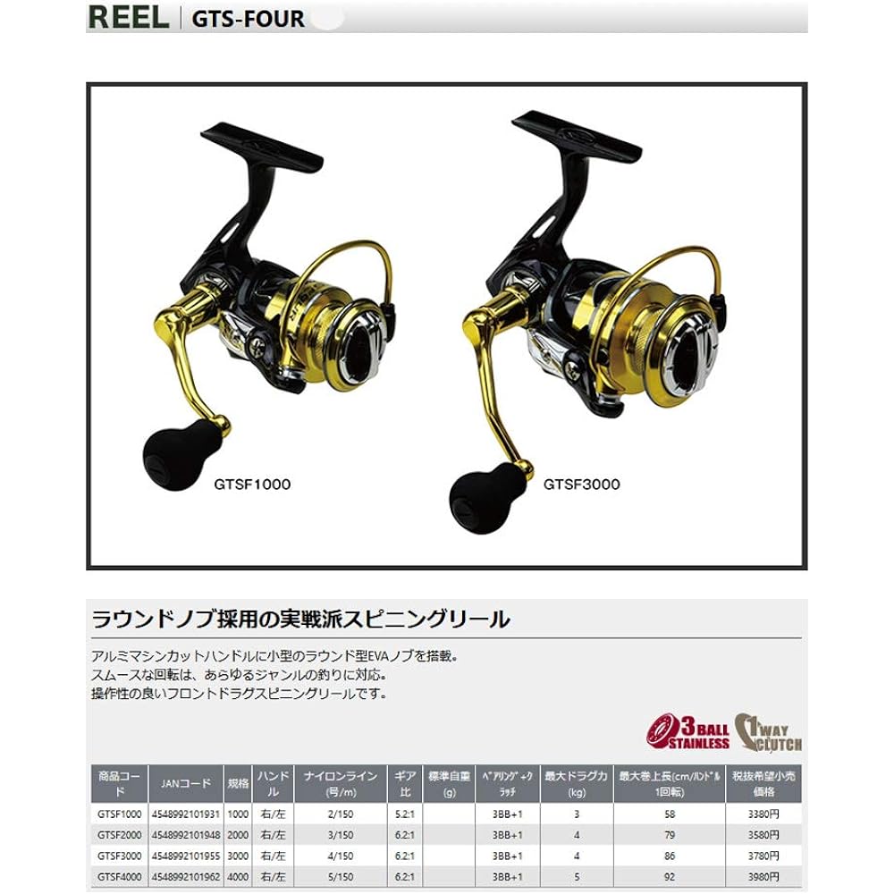 PROX spinning reel GTS-FOUR