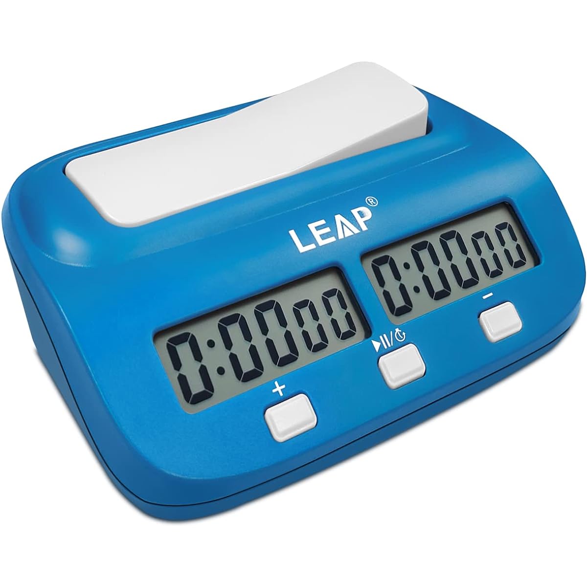 LEAP Digital Chess Clock Timer with Bonus and Delay Time for Chess Game I-GO Chess Timer for Chinese Chess (Blue)