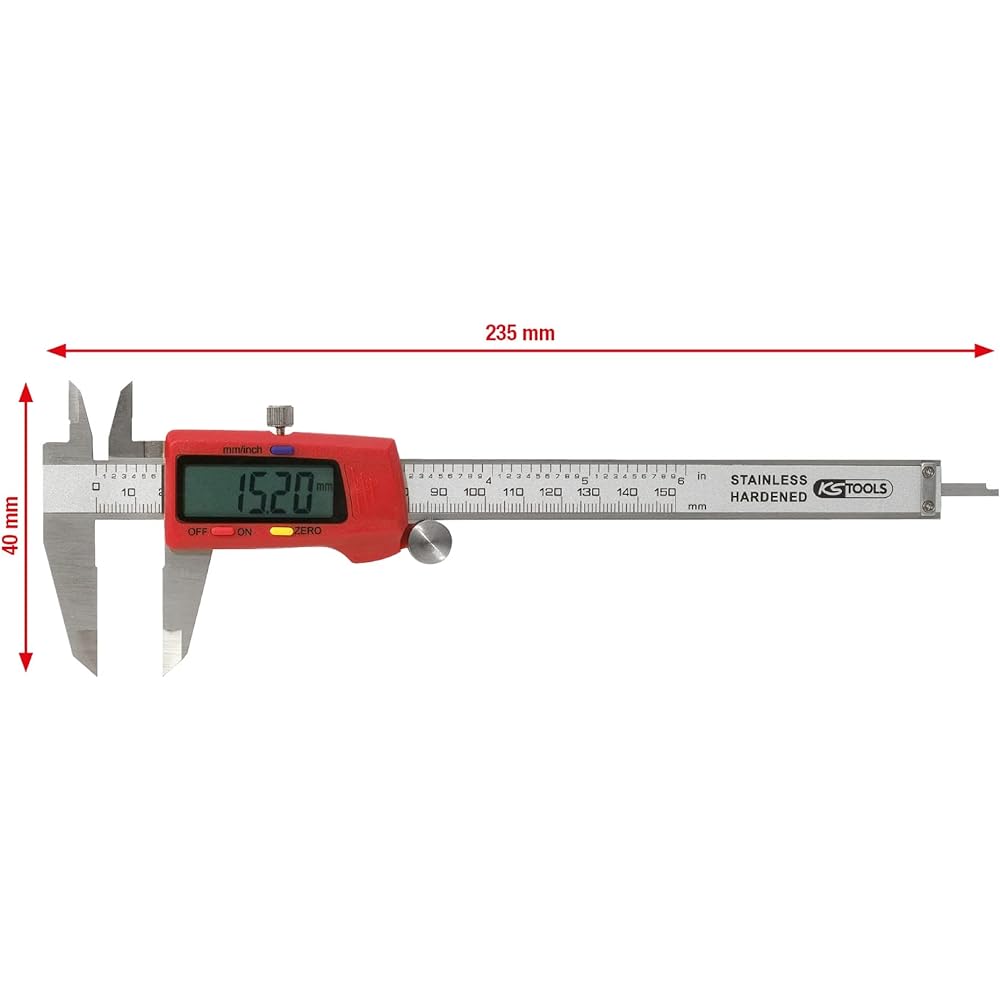 KS TOOLS Digital Vernier Caliper 0-150 mm Digital-venier calliper 0-150 mm 300.0532