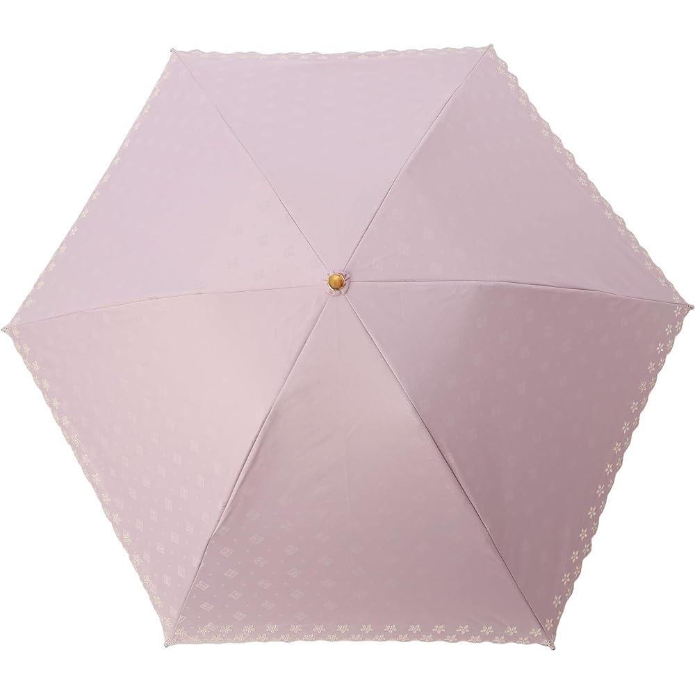 Moonbat [Dax] Parasol Folding Umbrella Light Blocking UV Protection For Both Sunny and Rainy Days Jacquard 22-125-11707-02