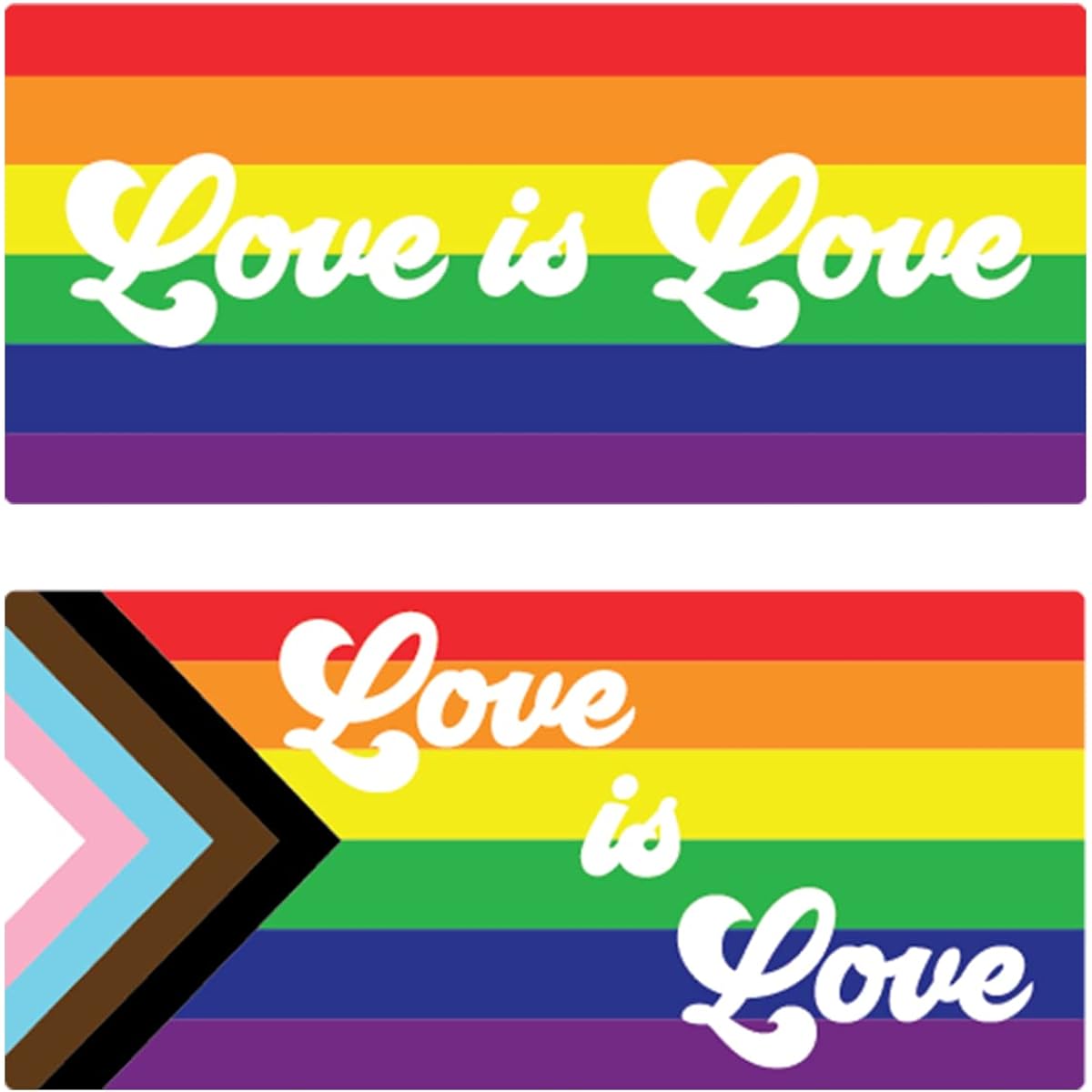 LGBTQ Pride Flag Love is Love Sticker Pack