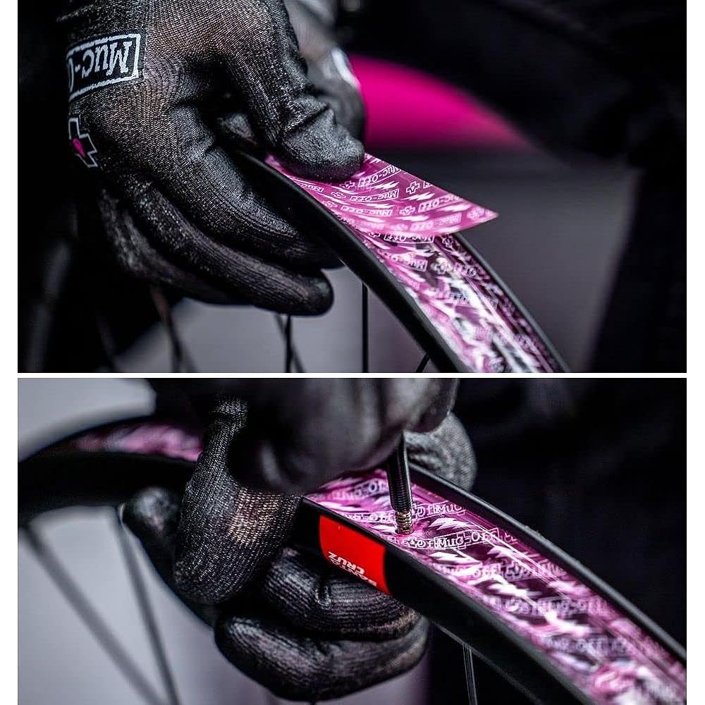 [Genuine Japanese Product] Muc-Off Bicycle Rim Tape RIM TAPE 10M Roll Pink Adhesive with unique high performance material