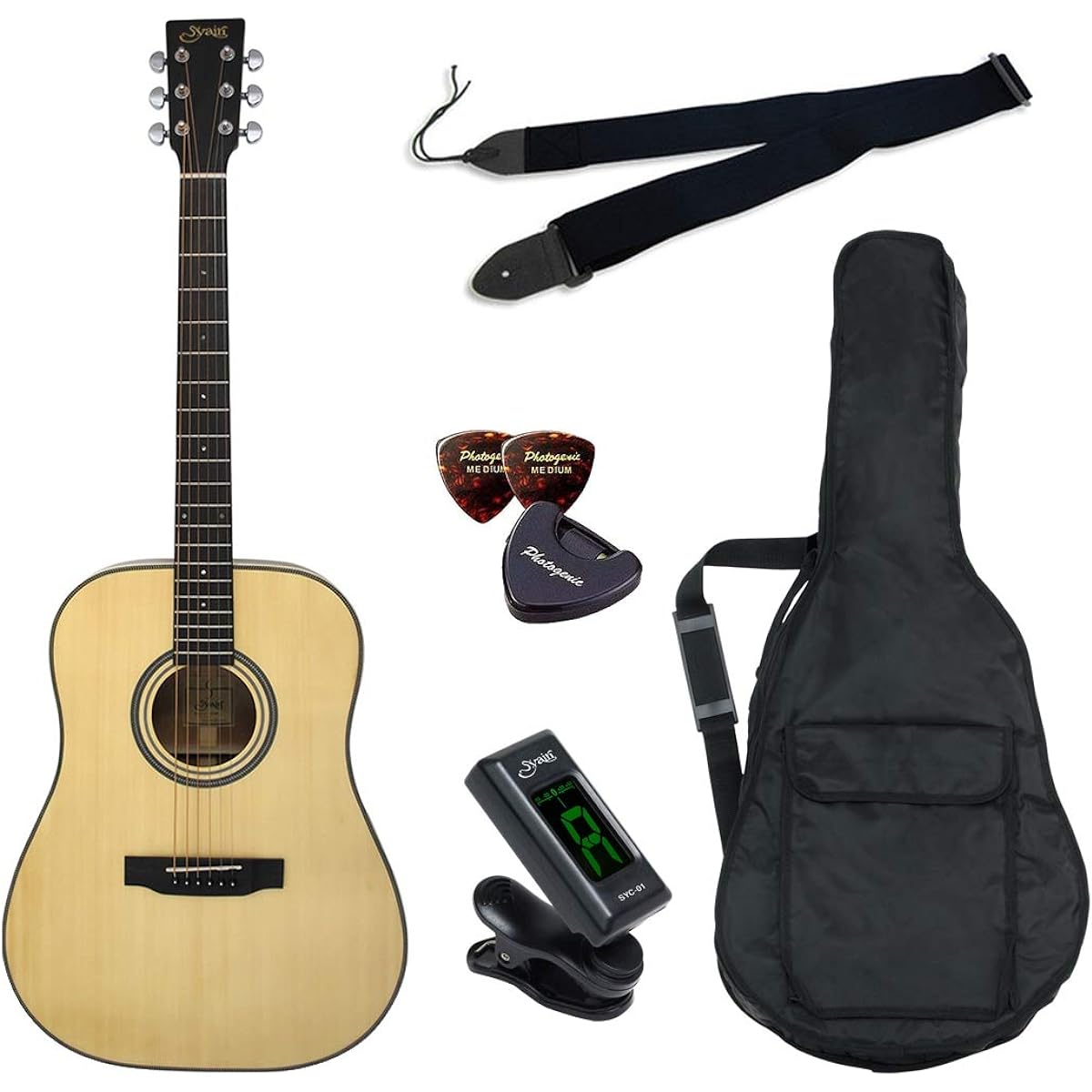 S.Yairi Acoustic Guitar Original 7 Piece Quick Start Set YD-05/N