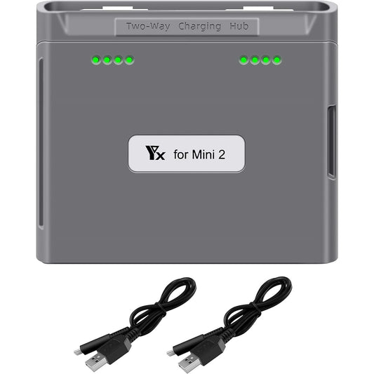 Hanatora 2-Way Battery Charging Hub for DJI Mini 2 Drone
