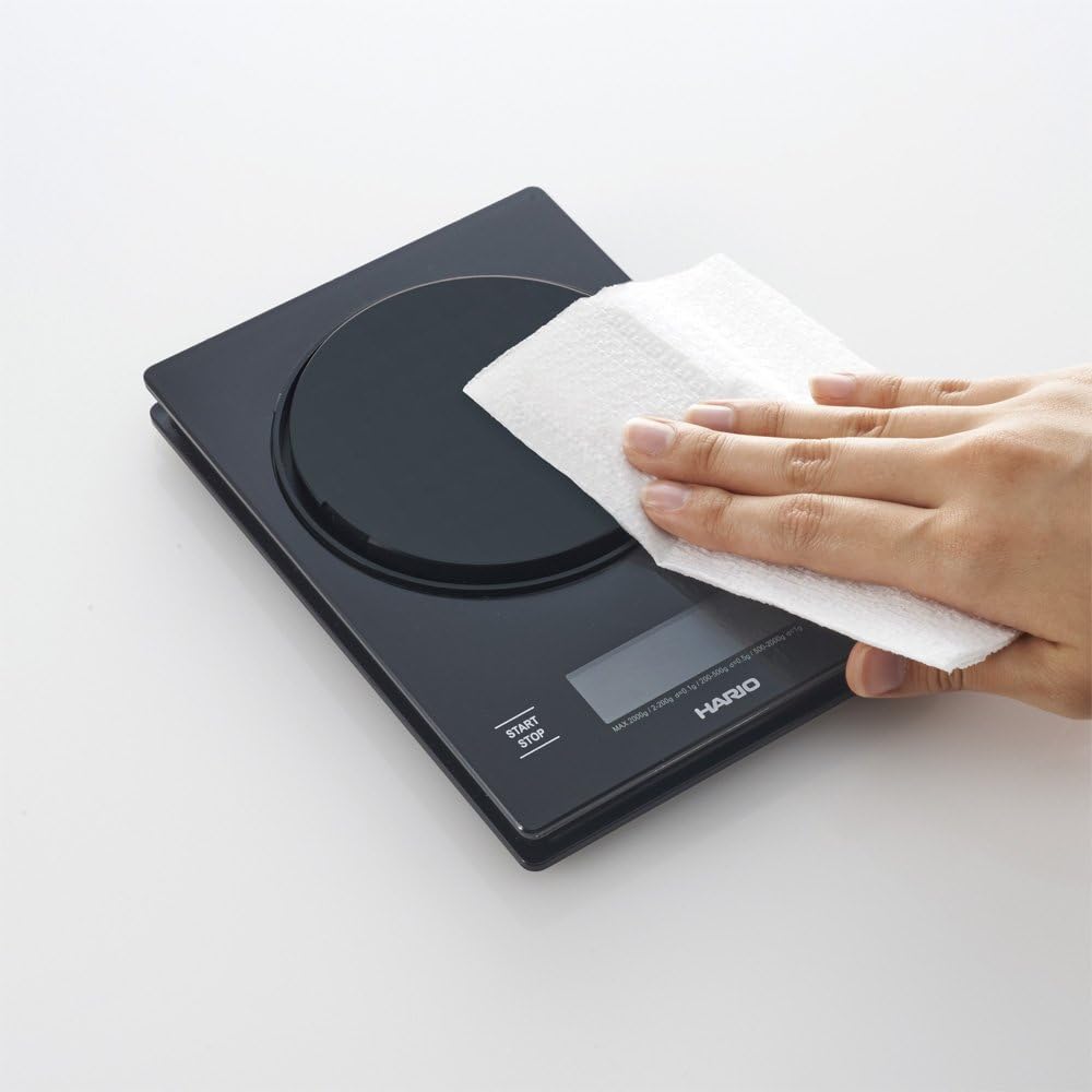 HARIO V60 Metal Drip Scale Approx. 600g Hairline Silver VSTM-2000HSV