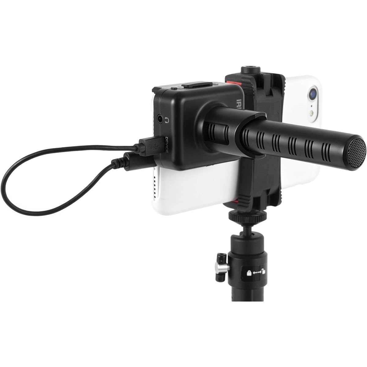 IK Multimedia iRig Mic Video Digitally Connected Shotgun Microphone for Mobile Use [Official Japanese Product]