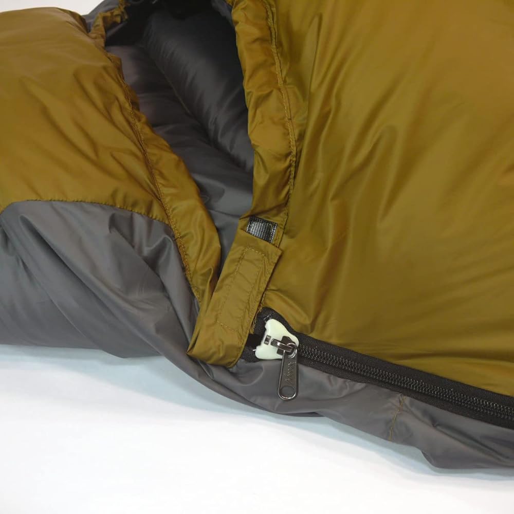 NANGA Sleeping Bag Outlet Down Shruff 300 Long Lower Temperature -4 degrees Coyote Right Zipper