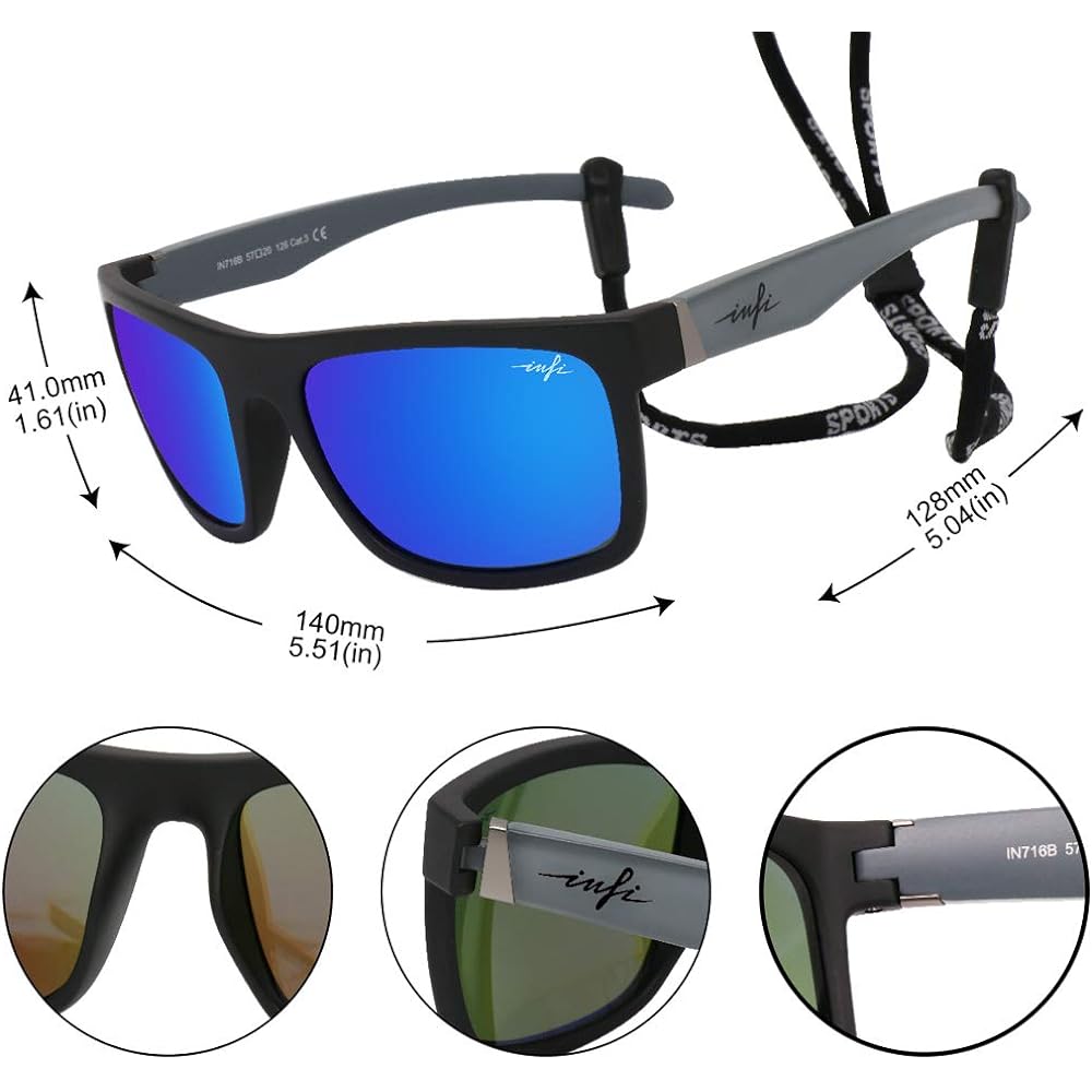 Polarized Sunglasses Sea Fishing Driving Sports Running UV Protection Men's Women's Mirror Lens Designer Model