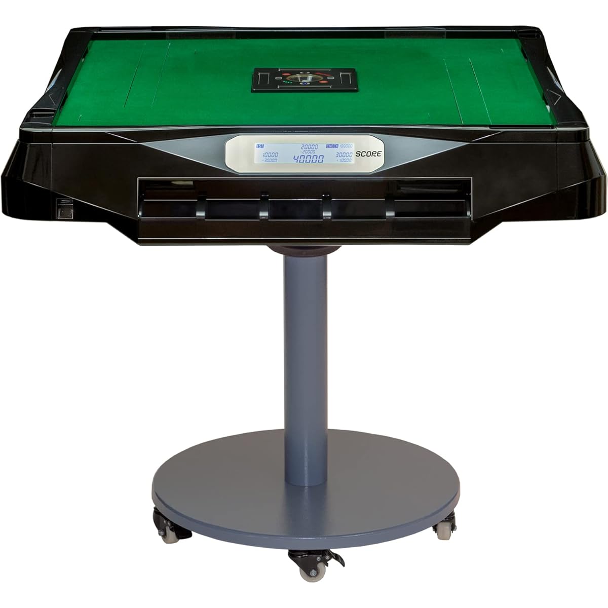 Fully automatic mahjong table with home score display function "Slim SCORE 28S" Black / Foldable and movable legs / Tile size 28mm