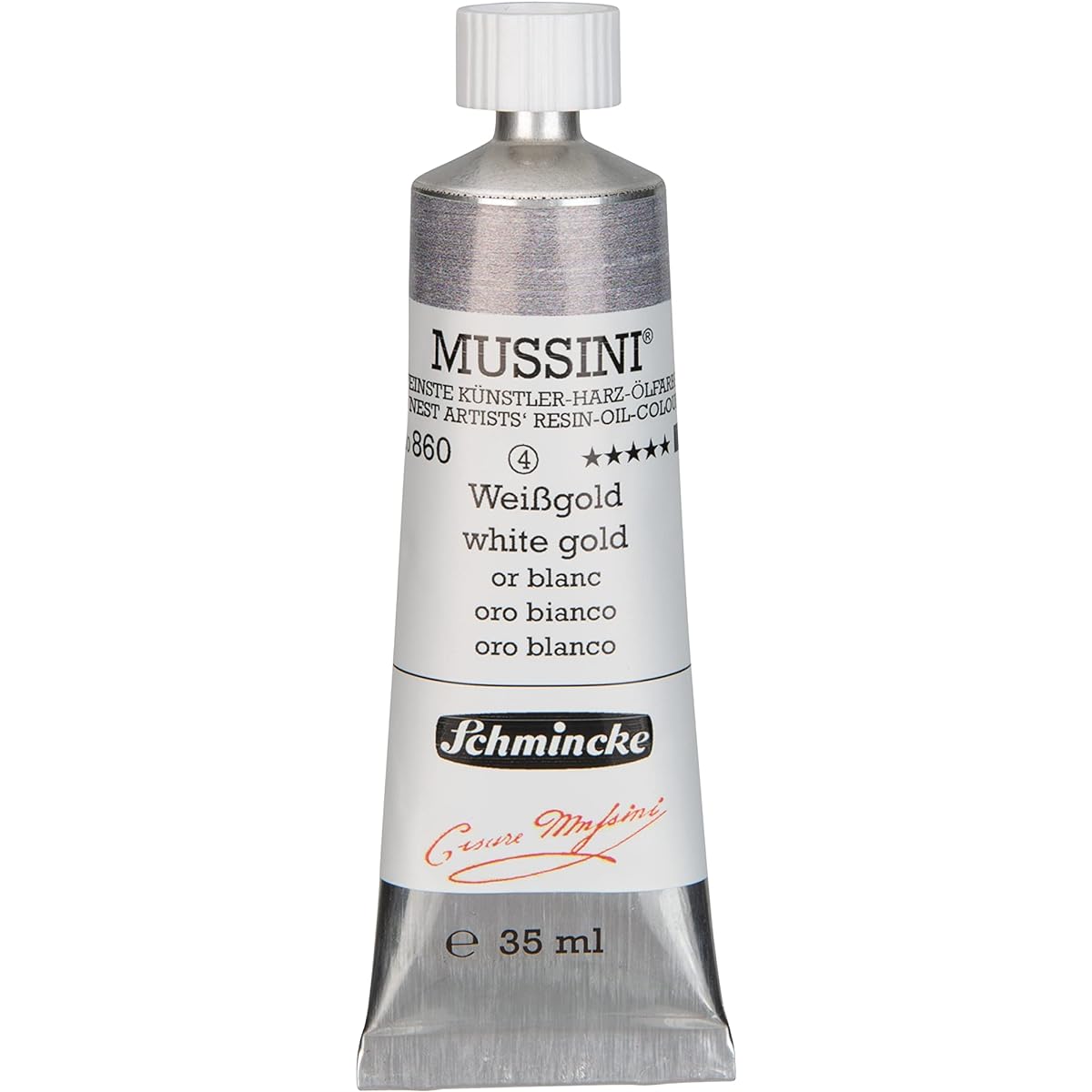 Schmincke Mussini Oil White Gold 35ml Tube Series 5