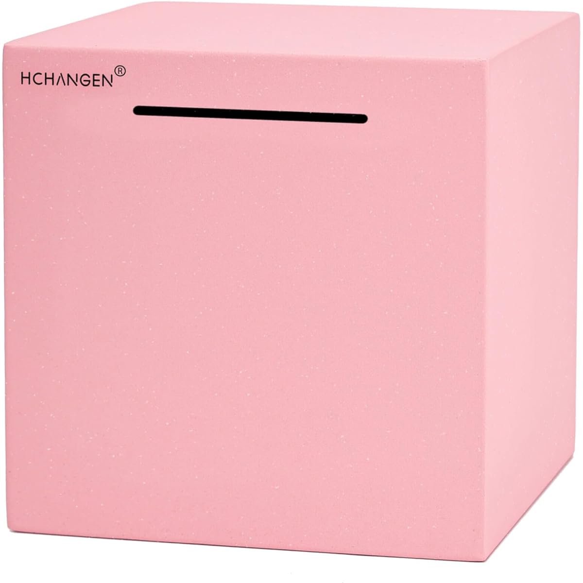 Adult Piggy Bank Stainless Steel Unbreakable Metal Money Box Real Money Pink 7.5 Inch