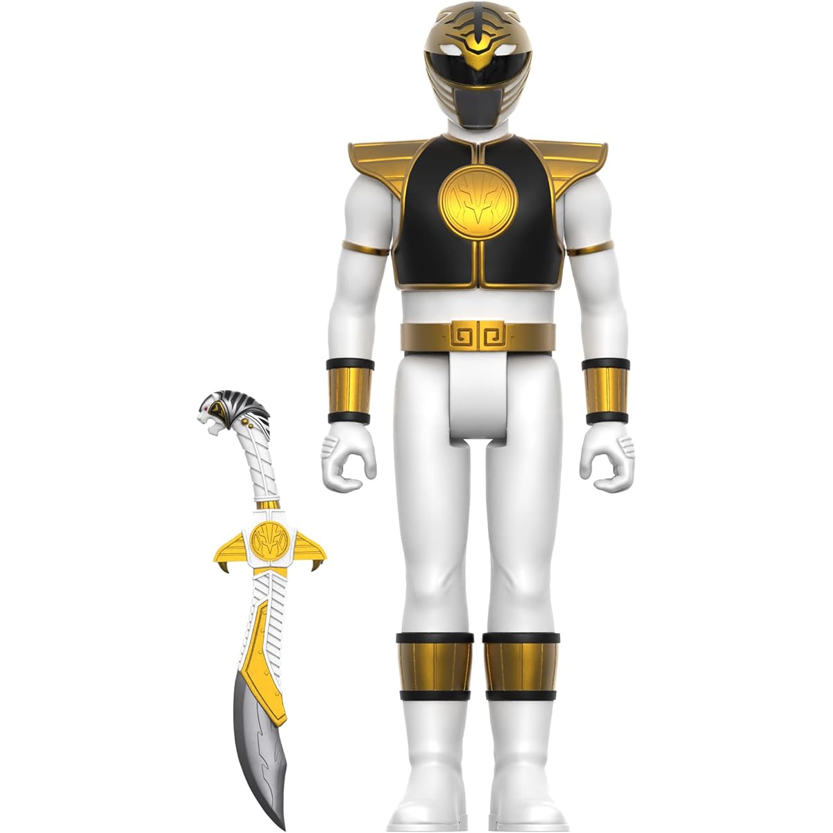 Mighty Morphin Power Rangers White Ranger Reaction Figure