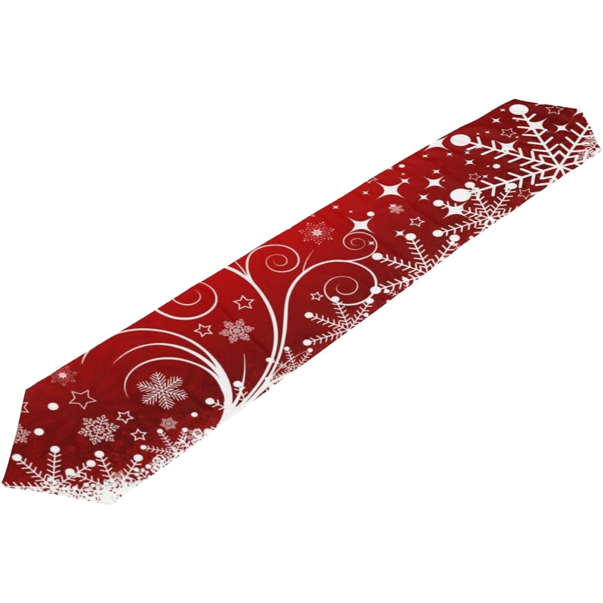 U LIFE HAPPY WINTER SPRING Valentines Day New Year Merry Christmas Floral Flower Snowflake Table Runner Red 13x70 inch