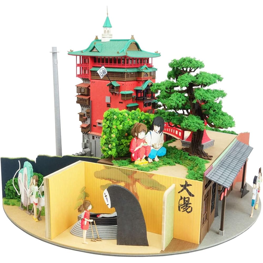 Sankei Studio Ghibli Series Spirited Away Diorama Paper Craft MP07-42