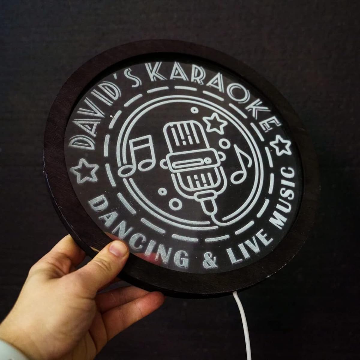 personalized karaoke neon signs, karaoke led signs, karaoke light signs, karaoke signs for wall, karaoke decorations, personalized led signs, karaoke custom signs