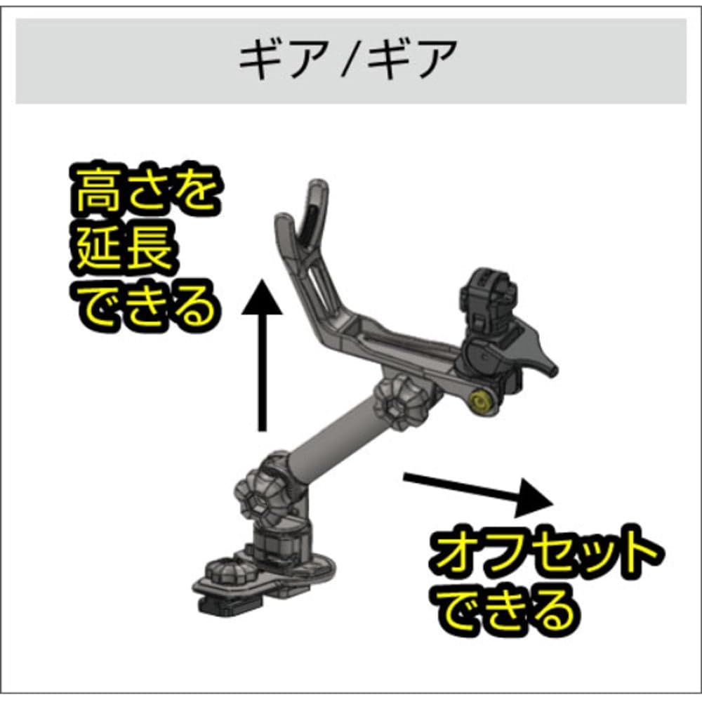 BMO JAPAN Stainless Steel Extended Arm SN 150mm Gear/Gear
