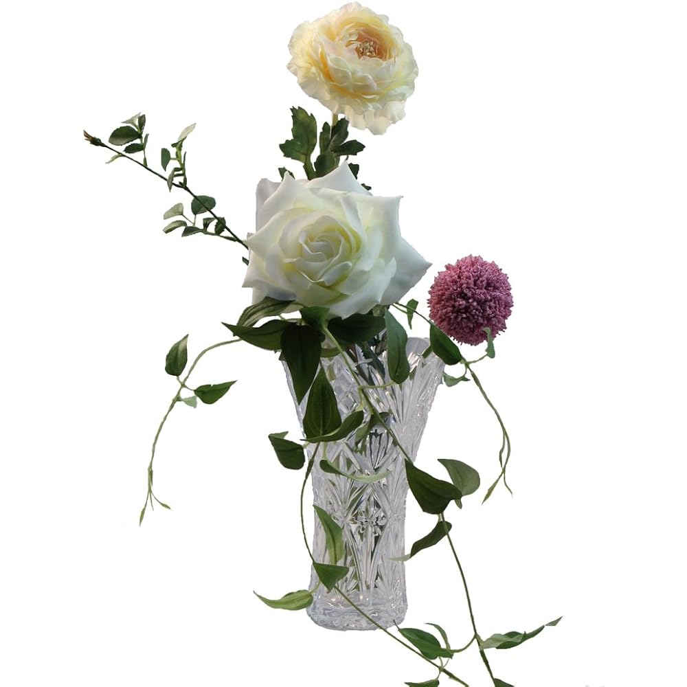 NARUMI Glassworks Vase Flora Clear 25cm GW8000-69250
