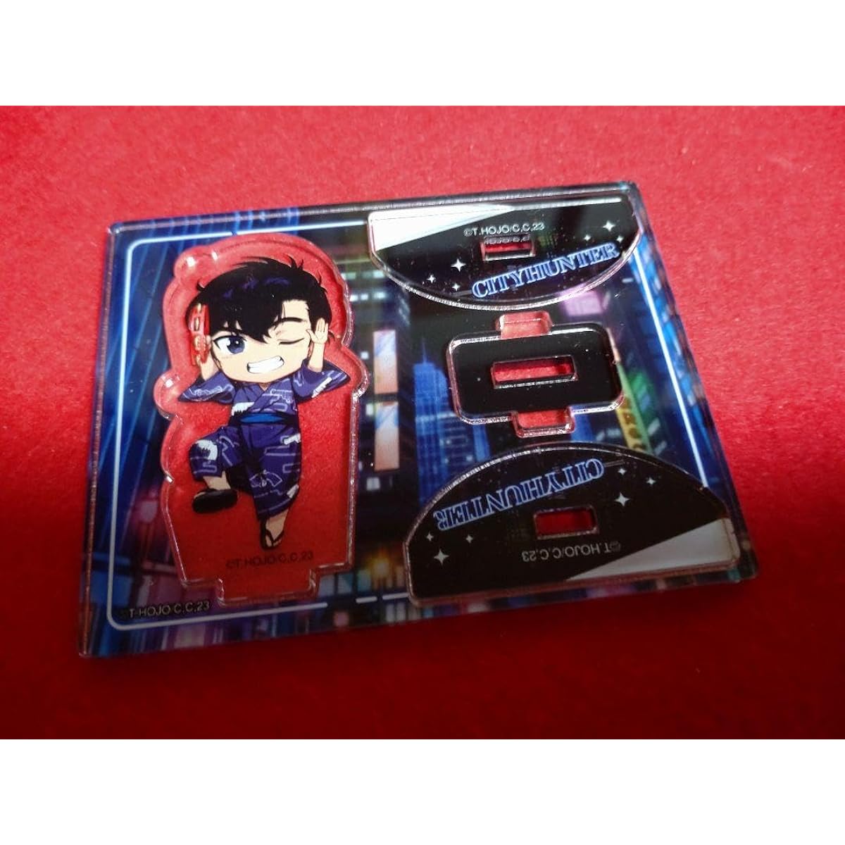 City Hunter Angel Dust Karaoke no Tetsujin Swinging Acrylic Stand