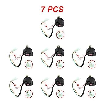 Solenoid Relay 1~10pcs GY6 50cc 125cc 150cc 250cc ATV Ignition Coil Starter Solenoid Relay Scooter ATV Moped Motorcycle Replacement